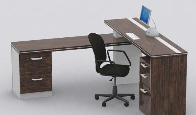 Office Desk Furniture 3d Model Free C4d Models