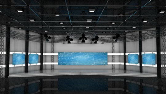 Tv Show Studio 3d Model Free C4d Models