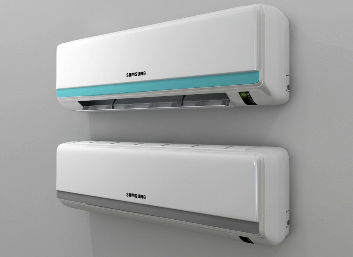 Wall Type Air Conditioner 3D Model Other Electronic 3d Models