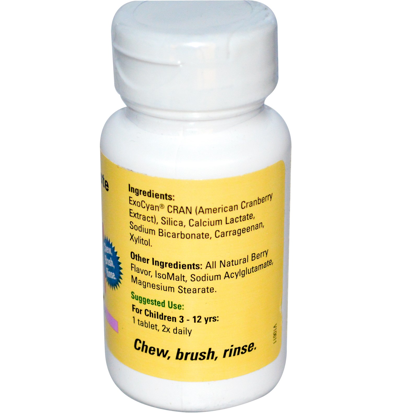 Childlife Toothpaste Tablet Natural Berry 60 Tablets Cornerstone