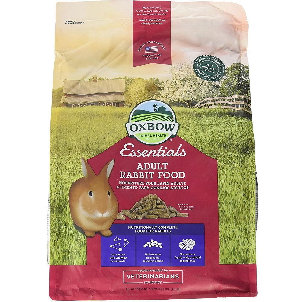 Oxbow Essentials Adult Rabbit Food 10 lb Cornerstone For Natural