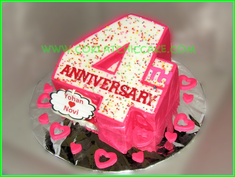 Cake Anniversary YOHANNOVI COKLATCHIC CAKE Est.2004
