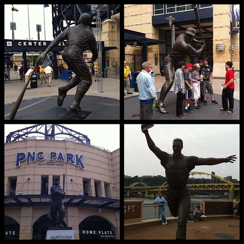 Pittsburgh Pirates four statues Around outside PNC Park Ha… Flickr