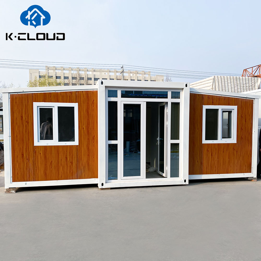 20 ft Wood Grain Expandable Container House Heshi House