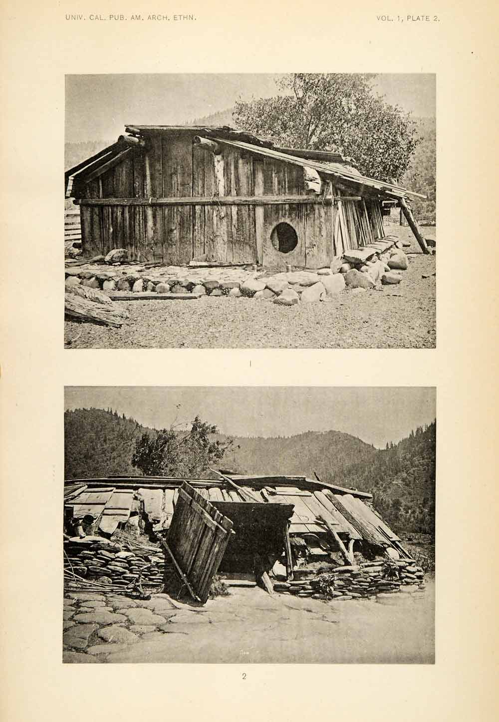 1904 Heliogravure Hupa Hoopa Valley Tribe Native American Xonta Taikyuw Housing eBay
