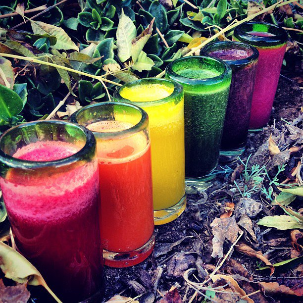 Drinking Rainbow Colors Of Juice To Change Your Life! The Tao of Dana