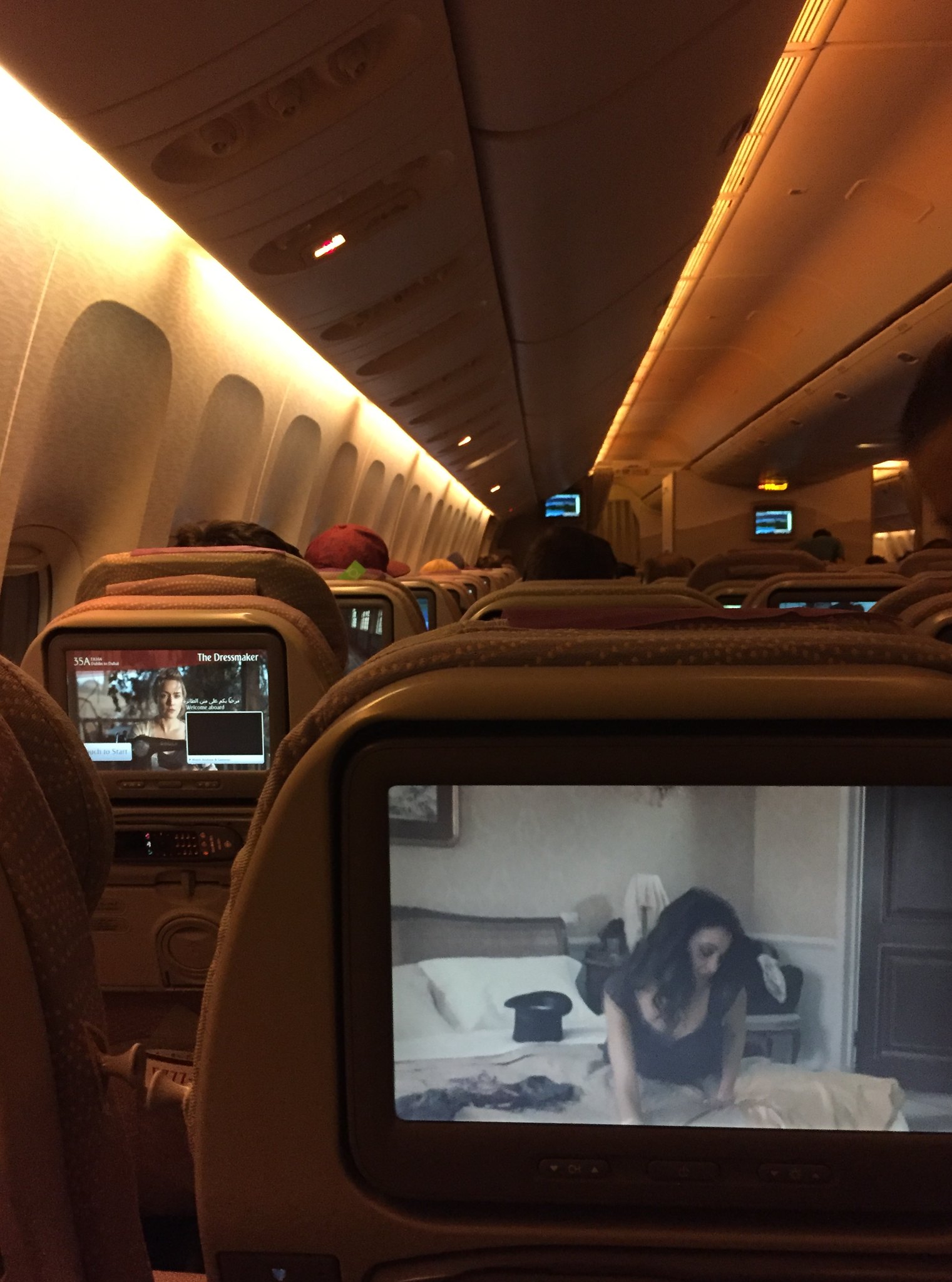 Review of Emirates flight from Dublin to Dubai in Economy