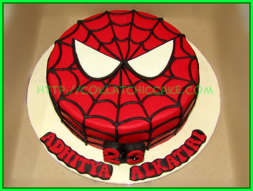 30+ Kue Ulang Tahun Spiderman Blacki Gambar