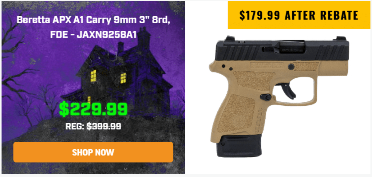 Palmetto State Armory Beretta APX A1 Carry 179 After Rebate