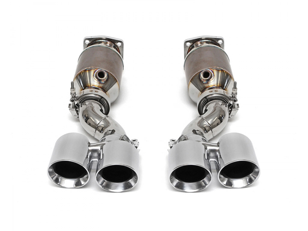 Porsche 997 Turbo Exhaust Tips Black Results