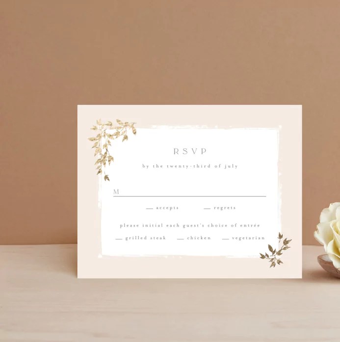 How to Fill Out Wedding RSVP Card The Ultimate Guest's Guide