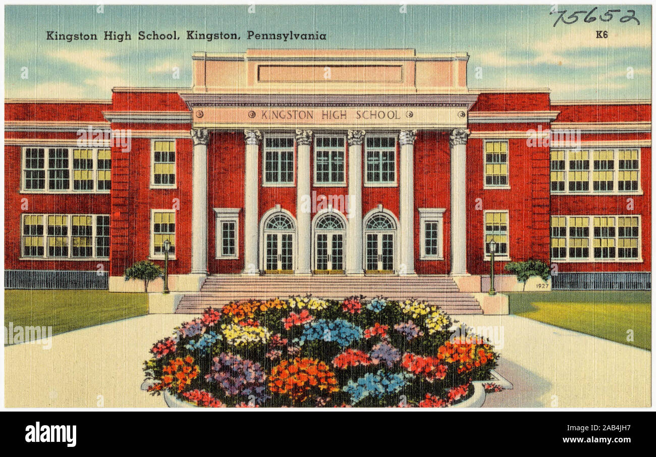 Kingston High School Stock Photo Alamy