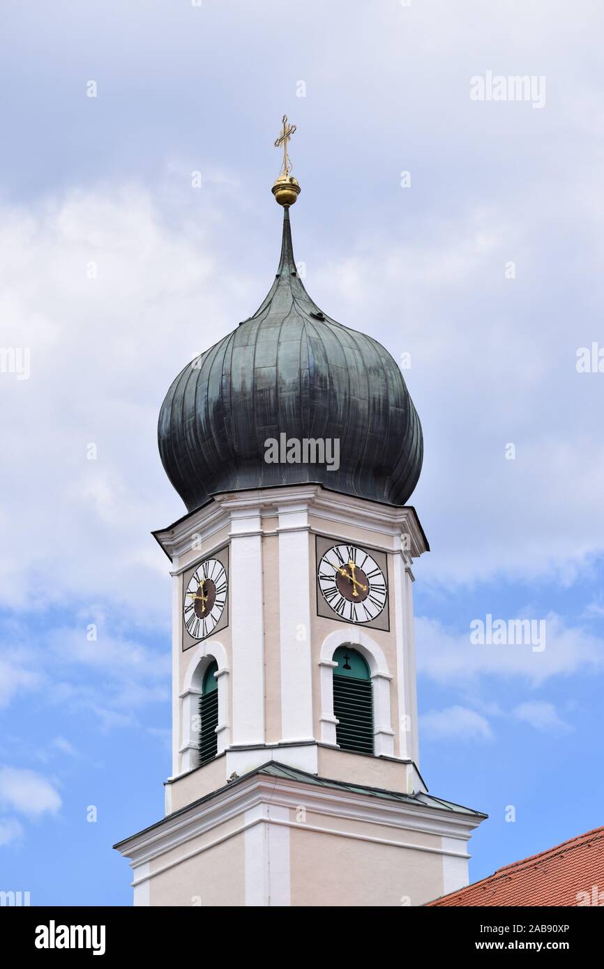 typical Upper Bavarian Onion dome Stock Photo Alamy