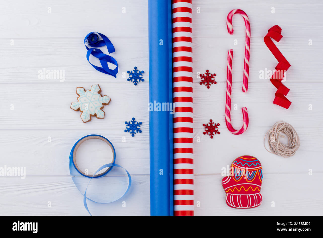 Tools for making Christmas presents Stock Photo Alamy