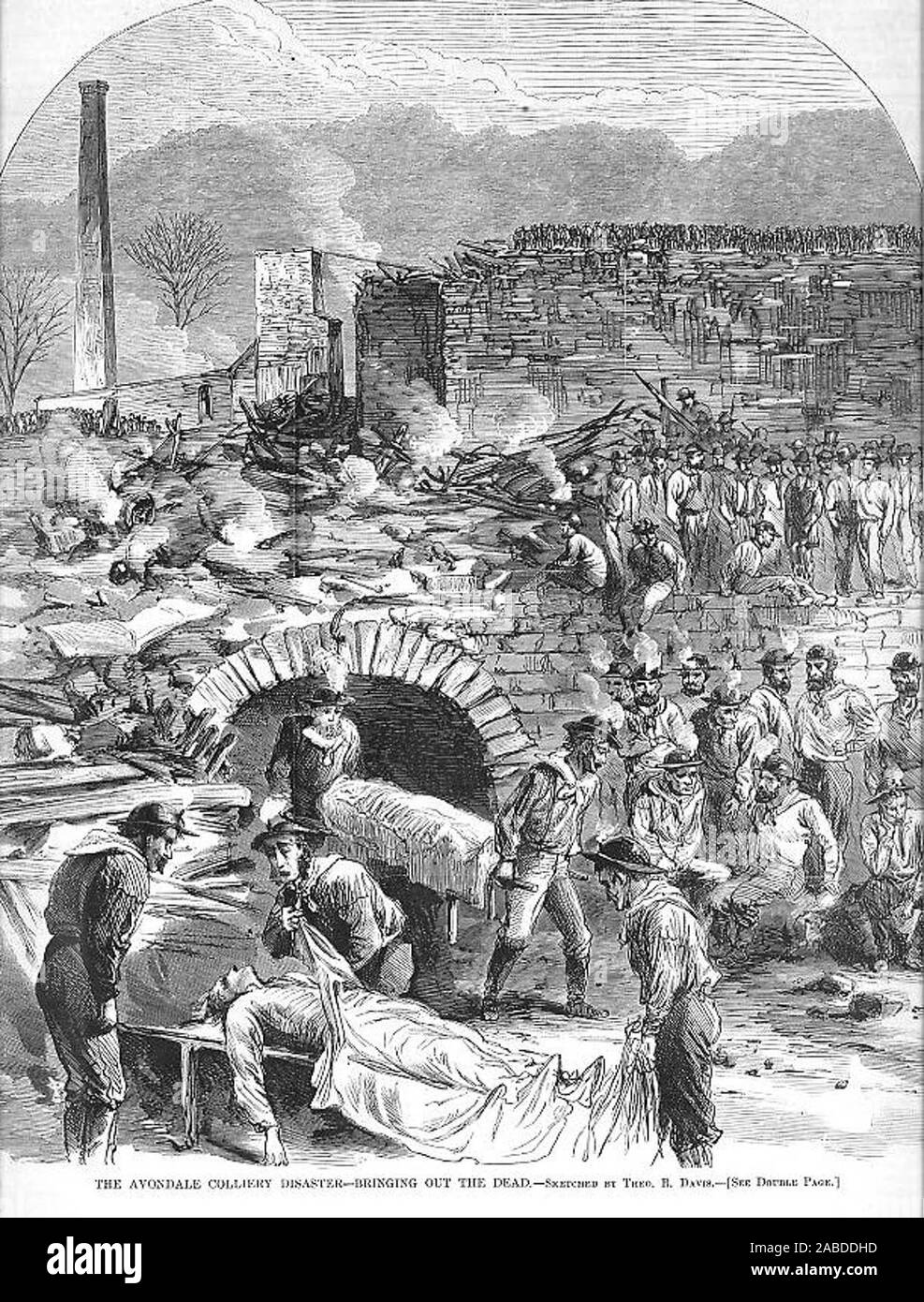 The Avondale Mine disaster Stock Photo Alamy