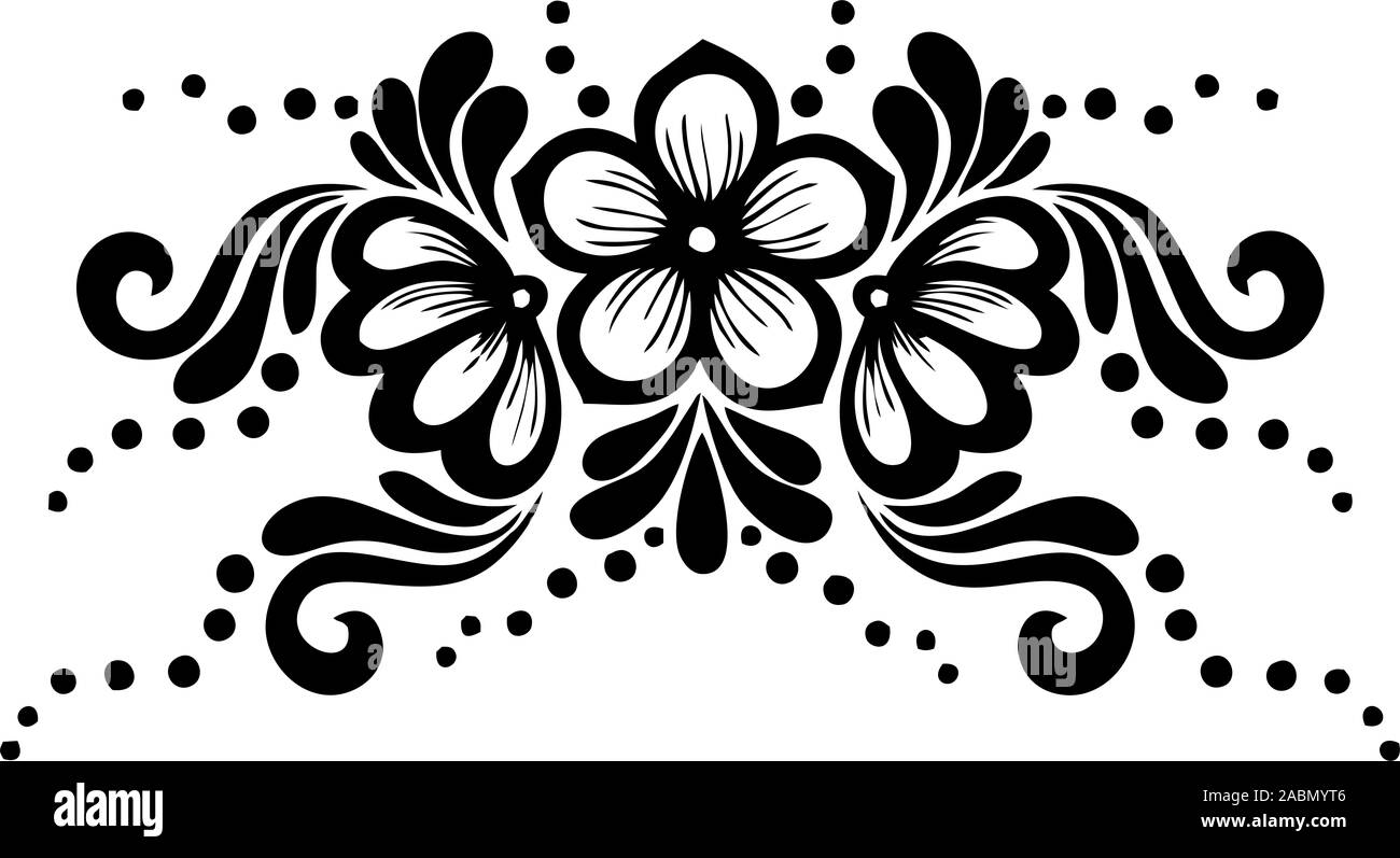 vector flower designs and background and borders Stock Photo Alamy