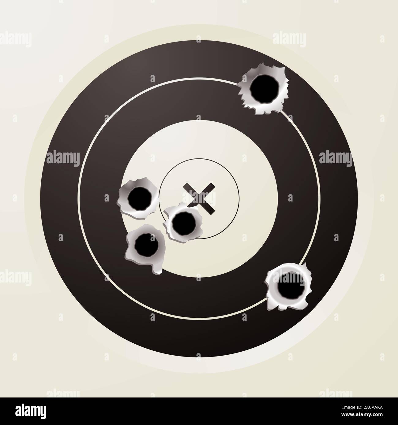 Target with bullet hole hires stock photography and images Alamy
