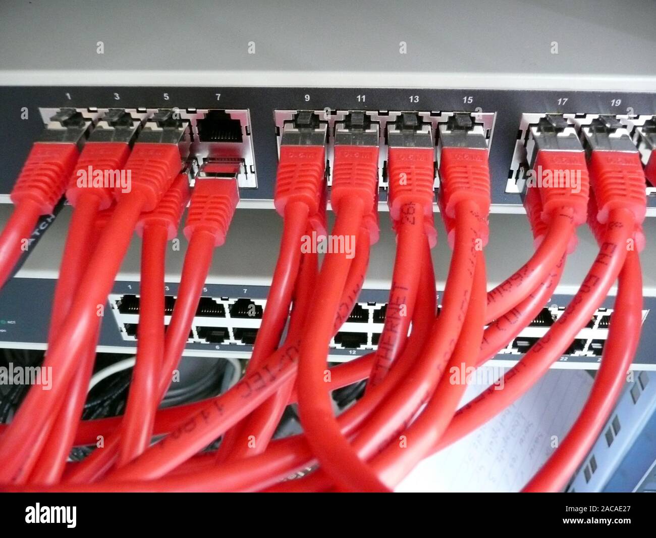 Computer network cable Computer network cable Stock Photo Alamy