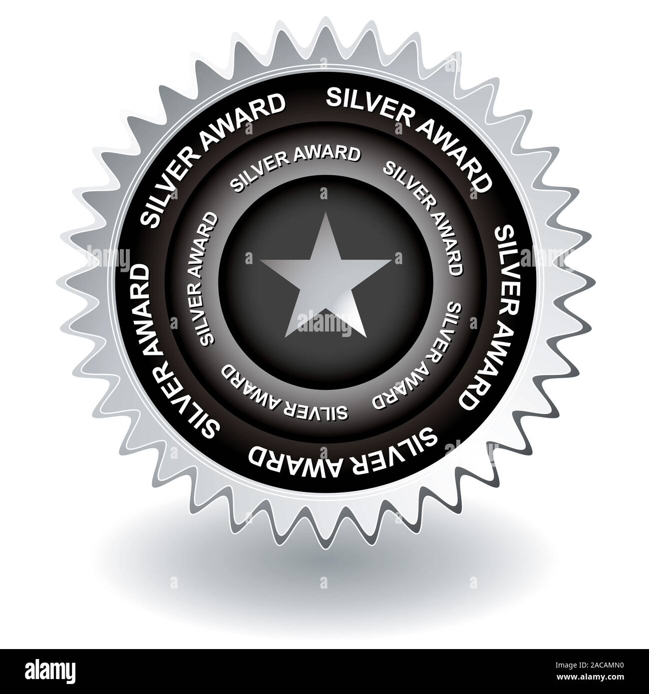 silver award icon Stock Photo Alamy