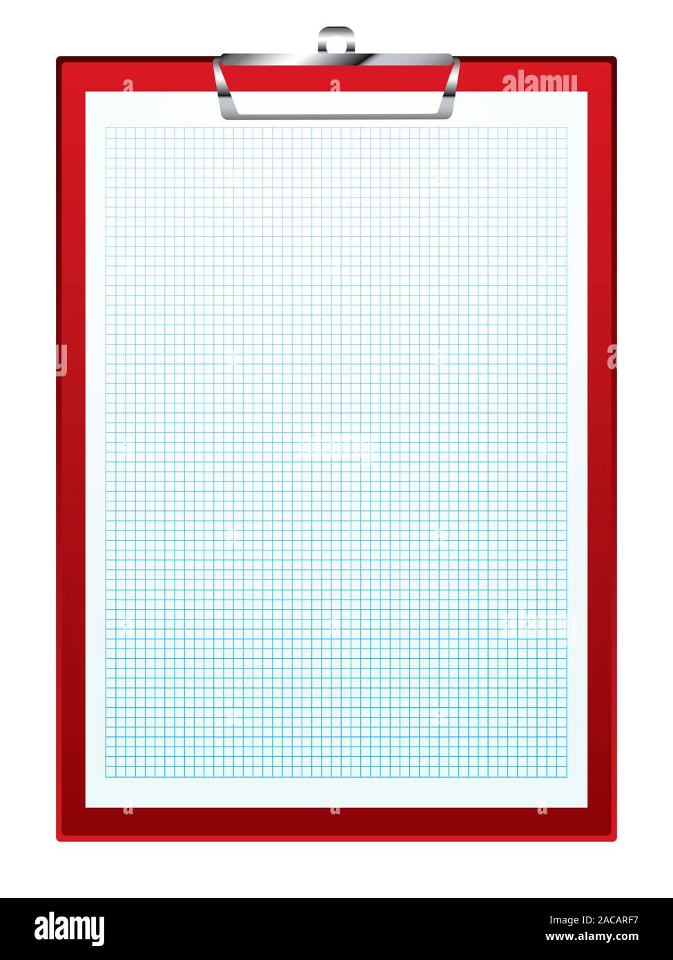 clip board graph paper Stock Photo Alamy