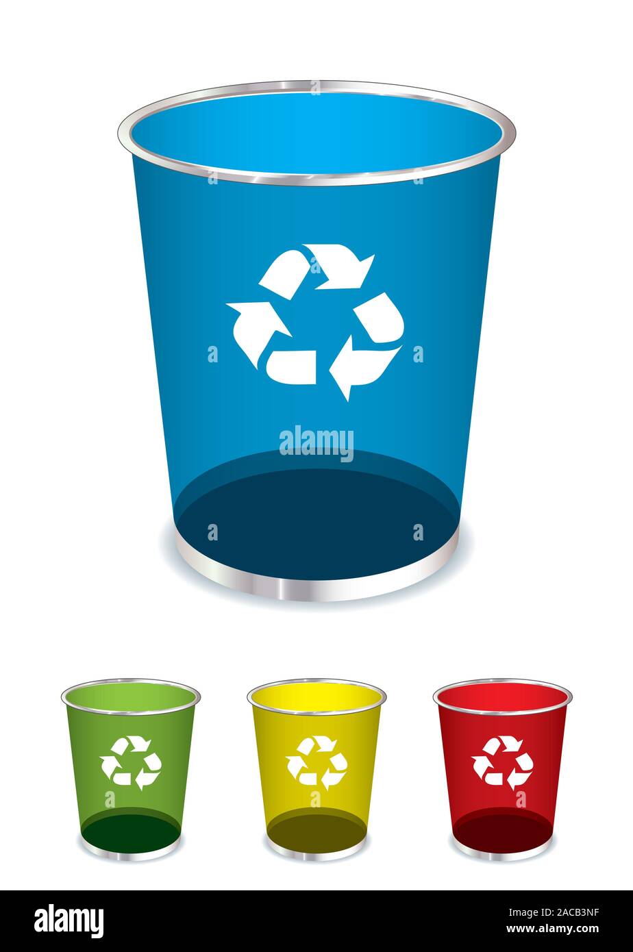Trash recycle bin Stock Photo Alamy