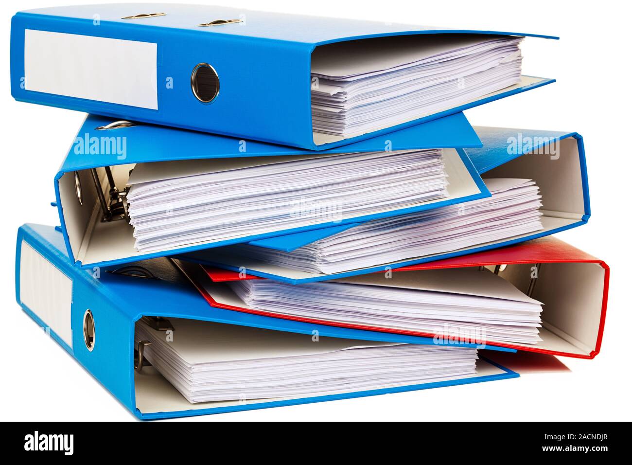 Files Folder with documents and papers Stock Photo Alamy
