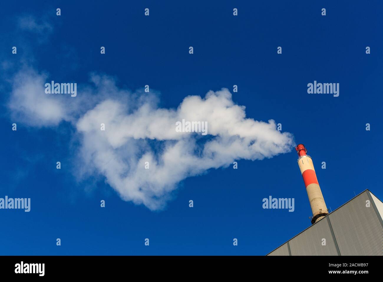 Smoking industrial vent Stock Photo Alamy
