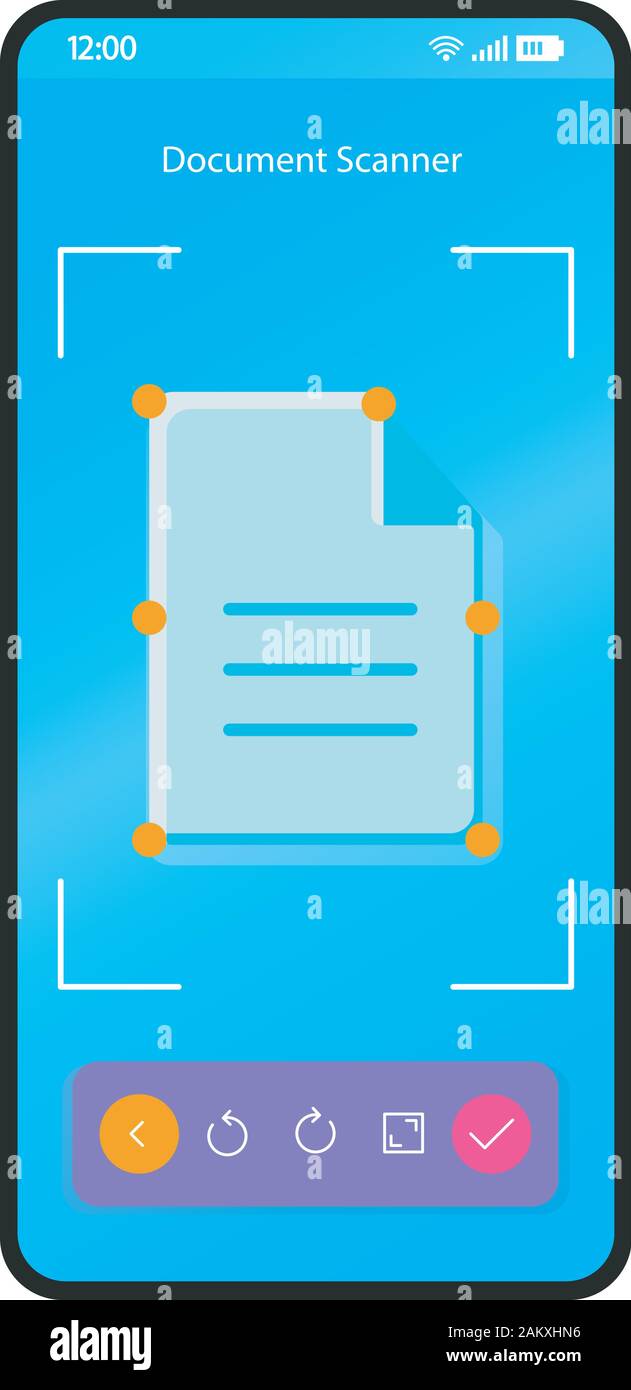 File scanning Stock Vector Images Alamy