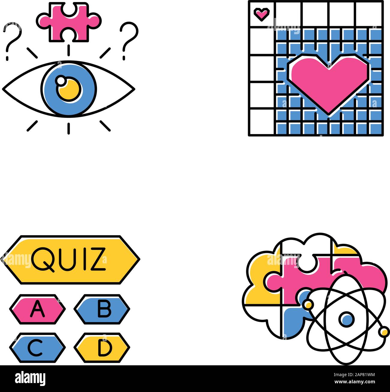 Trivia games Stock Vector Images Alamy