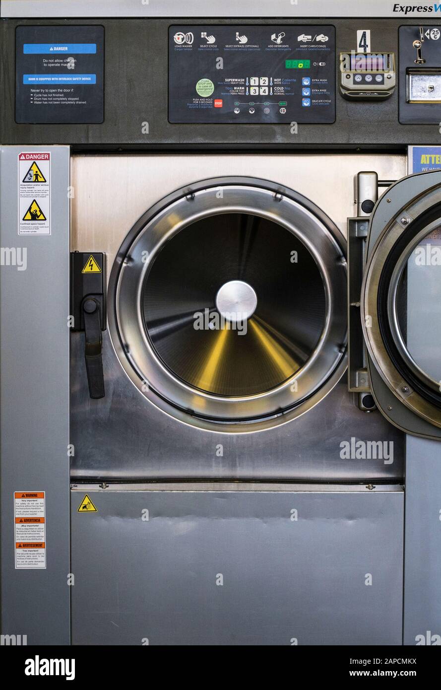 Laundry Machine Industrial Stock Photo Alamy