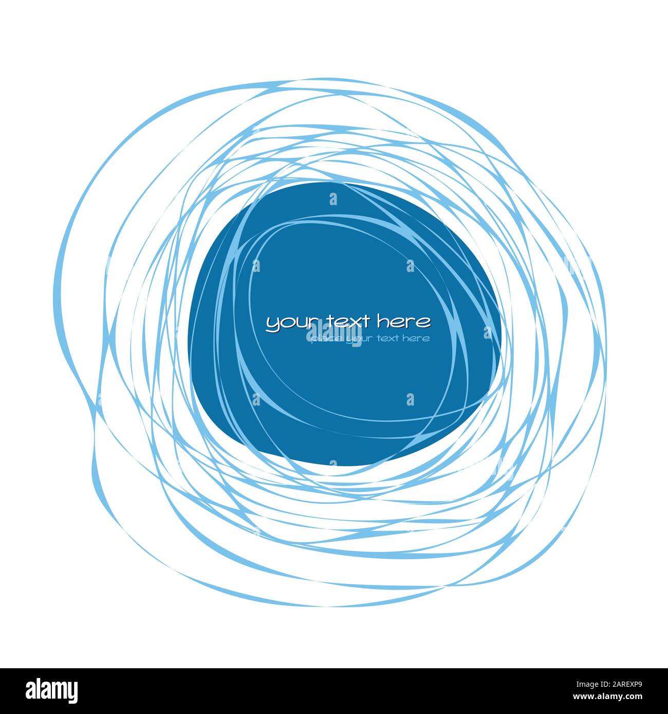 Abstract blue frame Stock Vector Image & Art Alamy