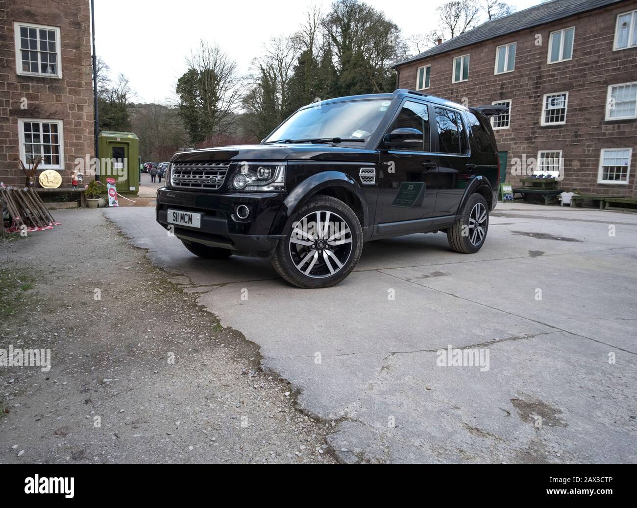 Black Range Rover car Stock Photo Alamy