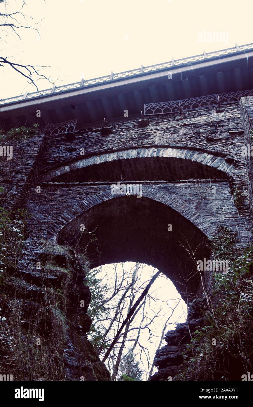 Devils Bridge, Wales Stock Photo Alamy