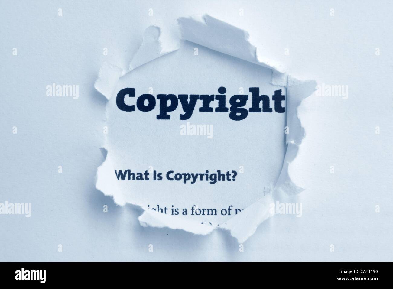 Copyright symbol page hires stock photography and images Alamy