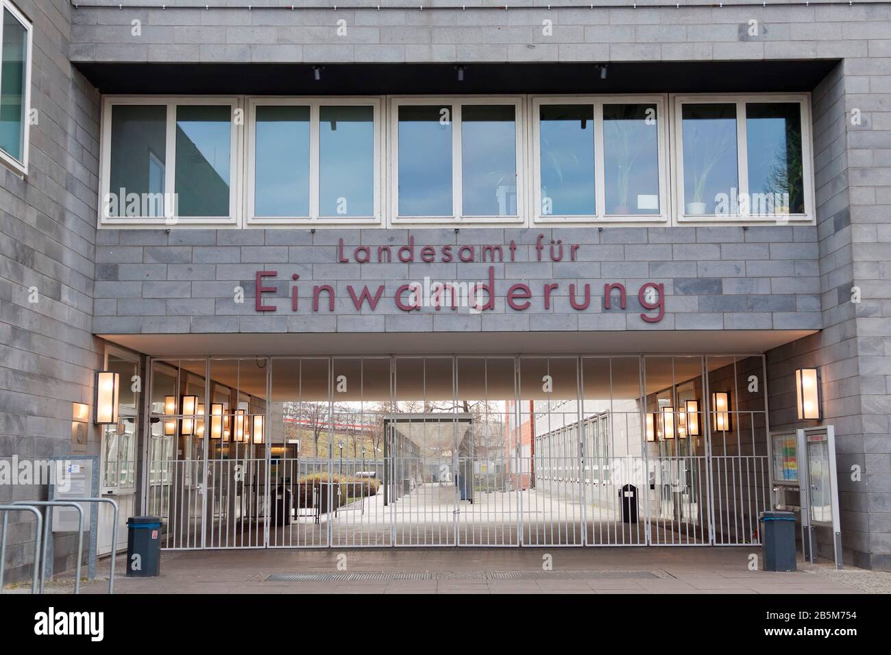 Berlin Immigration Office Stock Photo Alamy