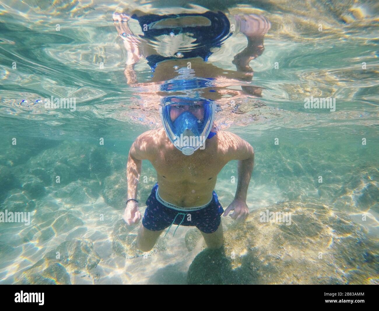 Water diving Stock Photo Alamy