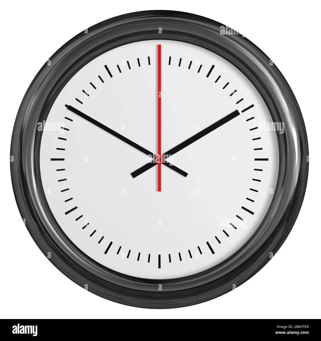 Wall clock. Vector illustration Stock Photo Alamy