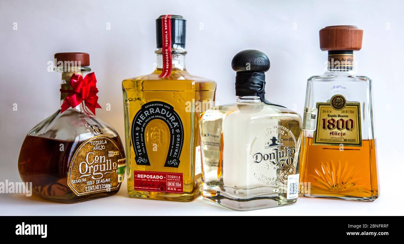 Bottles of tequila hires stock photography and images Alamy