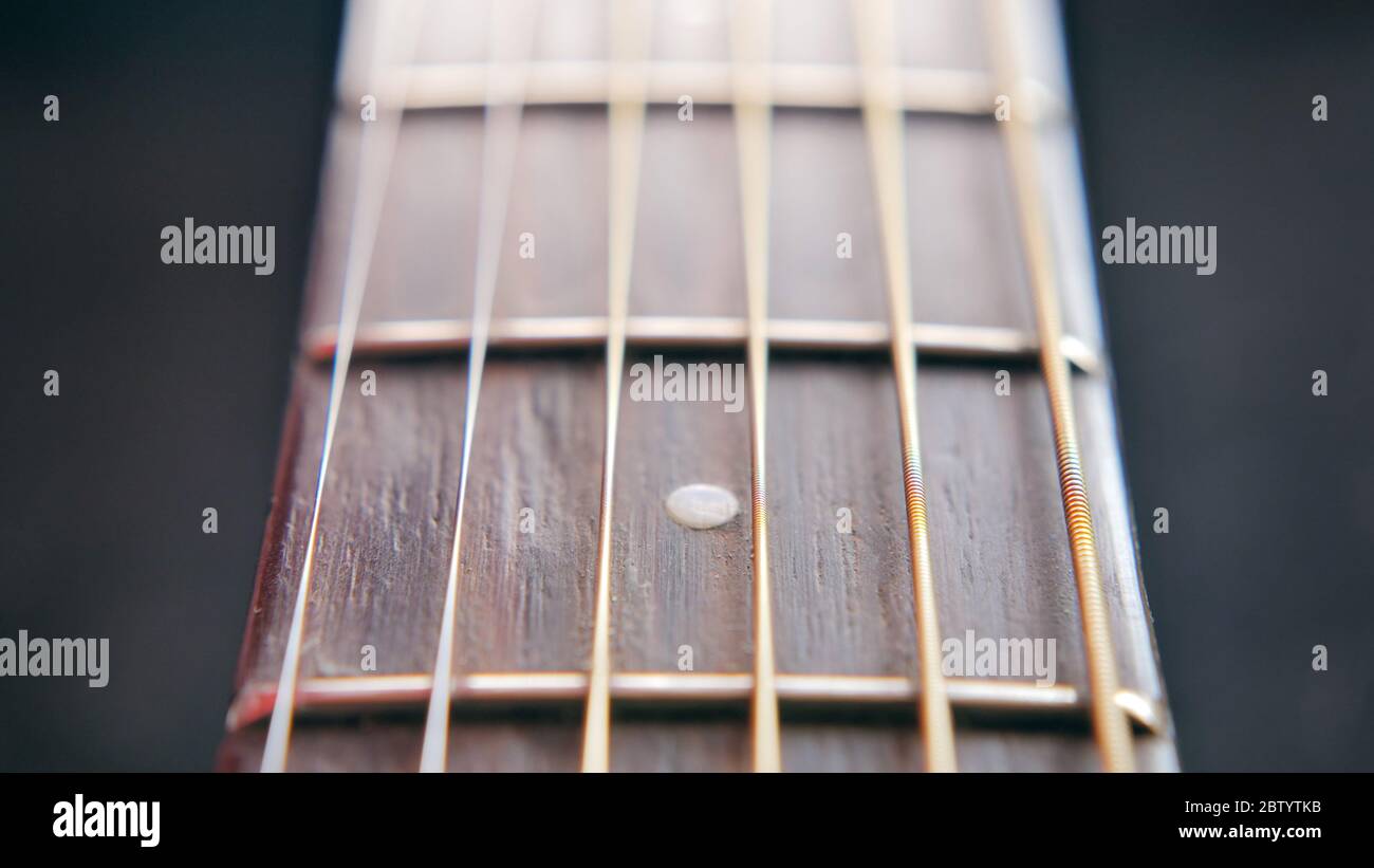 Closeup acoustic guitar strings hires stock photography and images Alamy