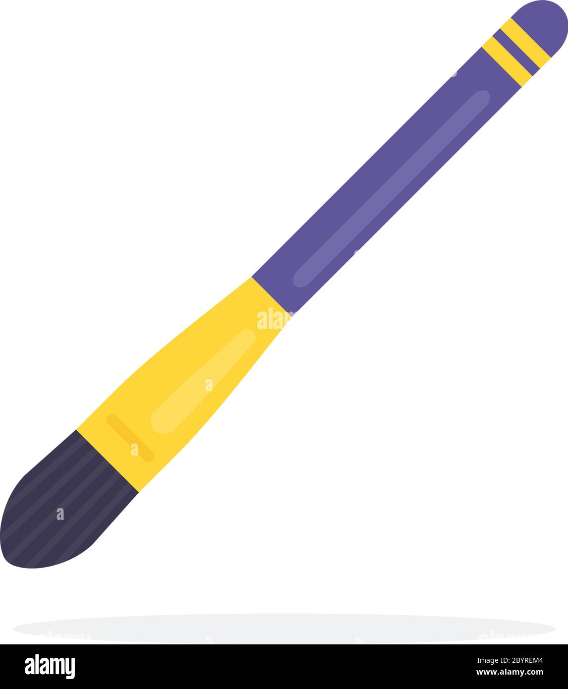 Foundation Brush vector flat isolated Stock Vector Image & Art Alamy