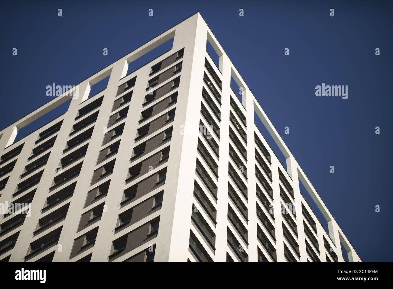Apartment Complex with Windows Stock Photo Alamy