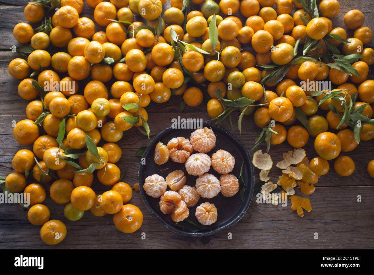 Winter fruit Mandarin Stock Photo Alamy