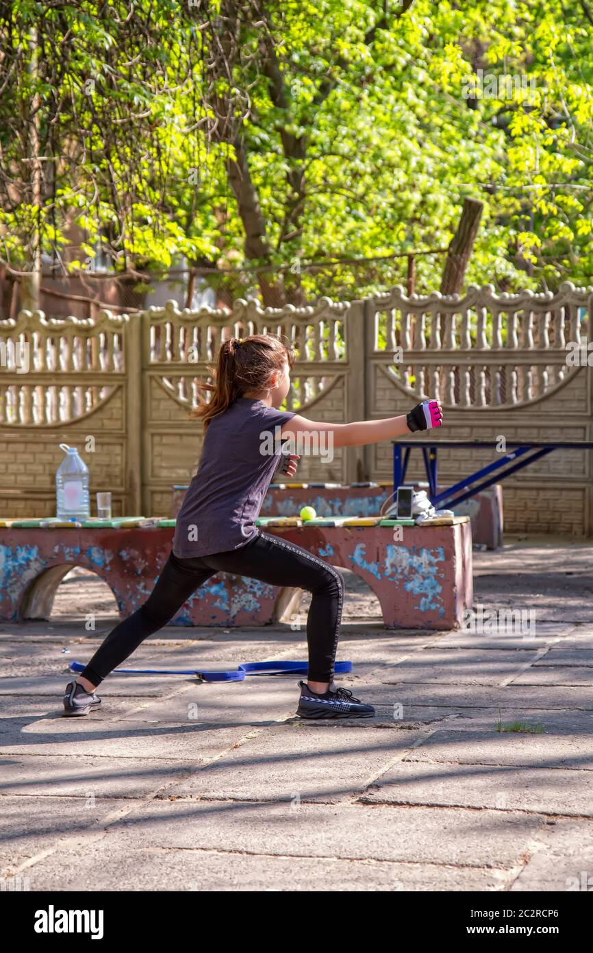 karate online training Stock Photo Alamy