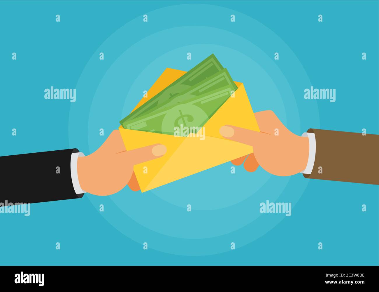 bribe flat vector Stock Vector Image & Art Alamy