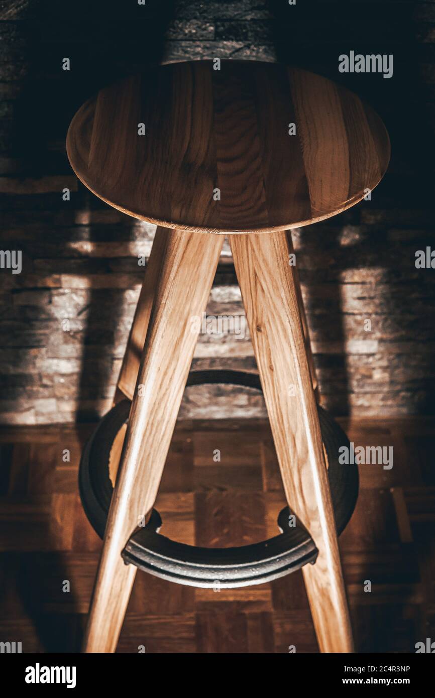 Custom made bar stools Stock Photo Alamy