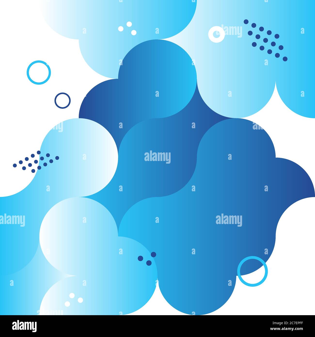 Simple abstract blue cloud background Stock Vector Image & Art Alamy