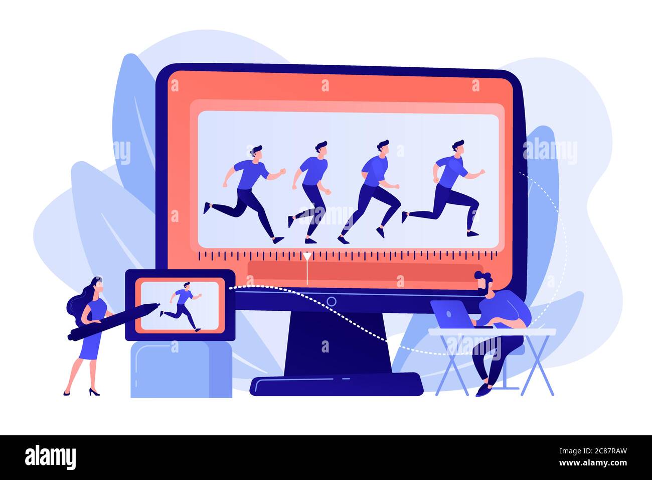 Computer animation concept vector illustration Stock Vector Image & Art