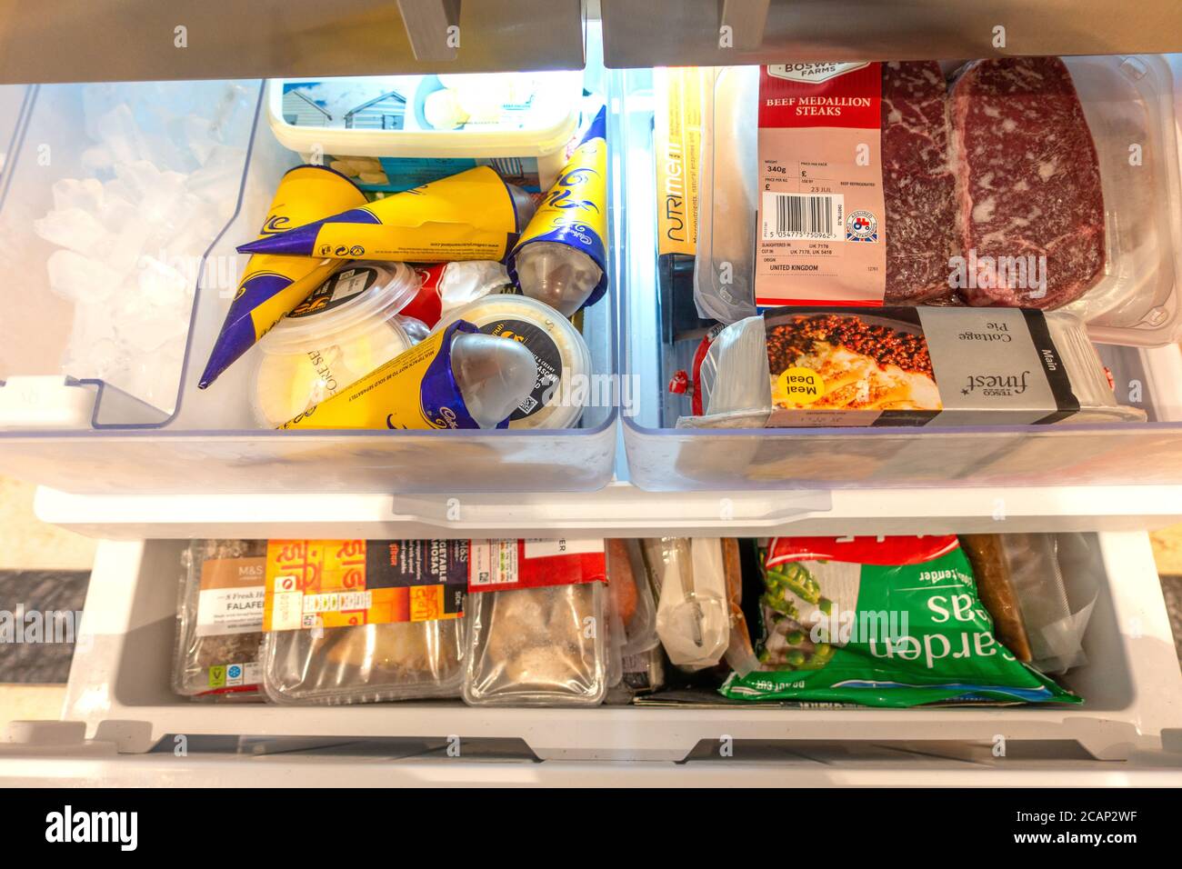 Inside a freezer hi-res stock photography and images - Alamy