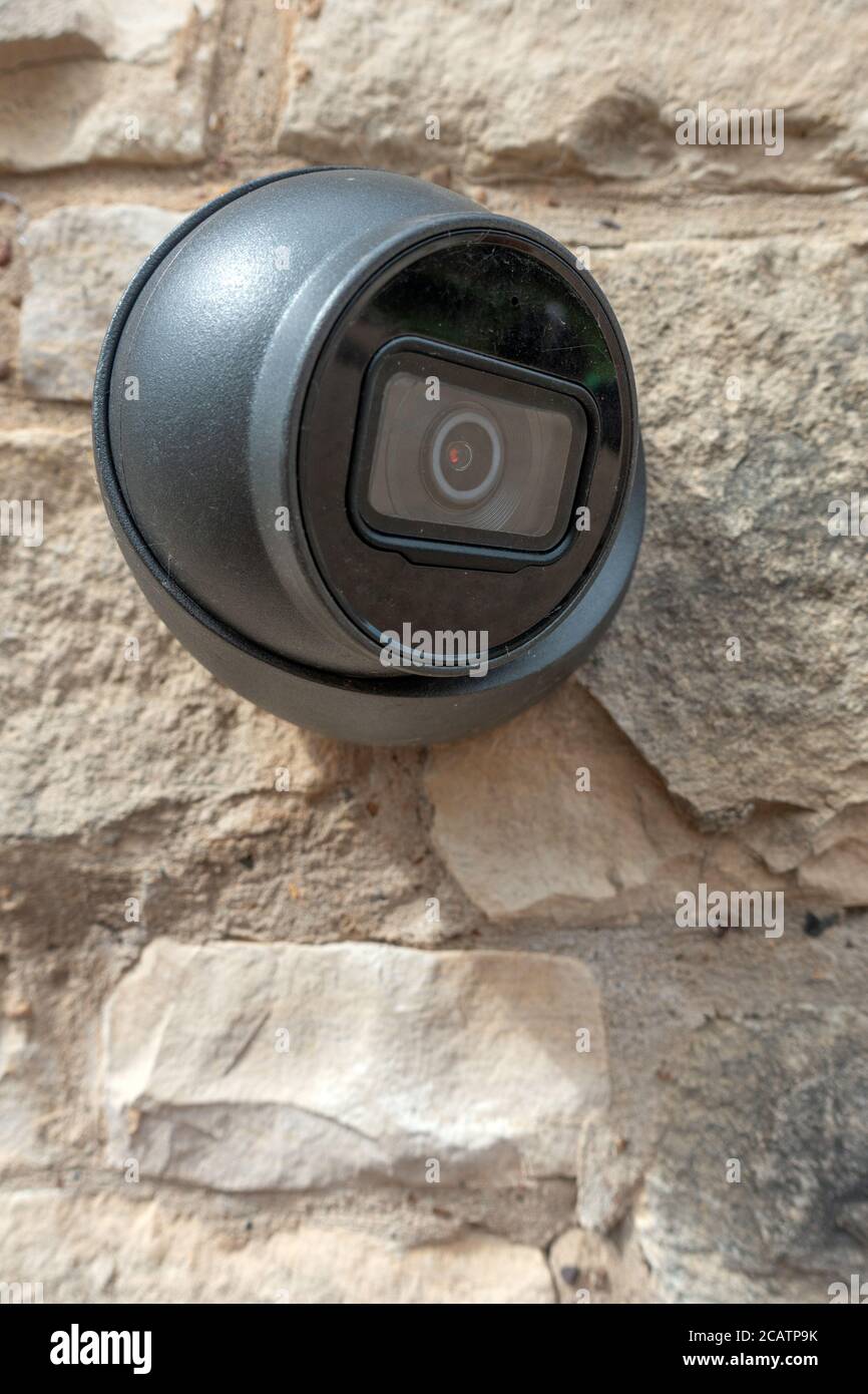 wall mounted CCTV high security camera Stock Photo Alamy
