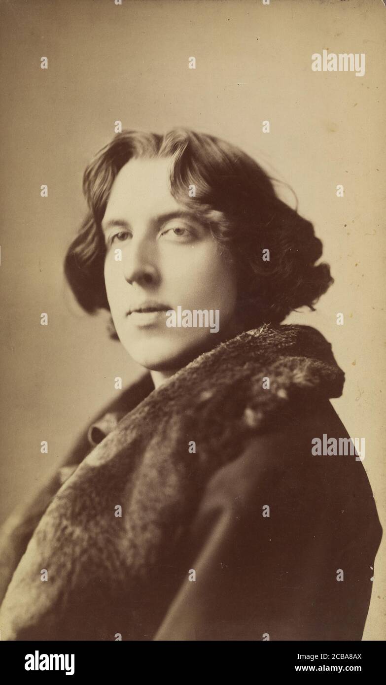Oscar Wilde, 1882 Stock Photo Alamy